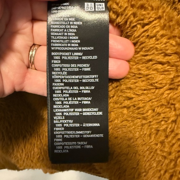 Uniqlo Women's Brown Teddy Jacket - Picture 6 of 6